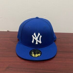 New Era, 59Fifty, Fitted Hat, New York Yankees, Blue & White